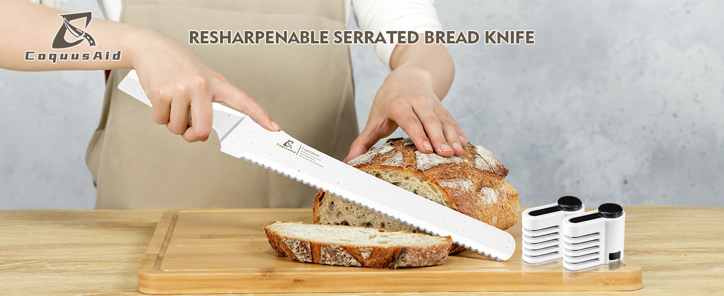 Watch CoquusAid 11.6-Inch Multifunction Bread Knife on Amazon Live