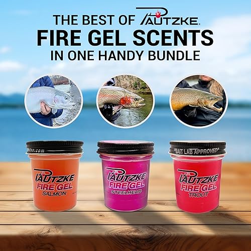 Miniatura 5 de Lurwind Paquete definitivo para huevos de salmón Pautzke UV-Glo - Mejor colección de colores - Huevos de salmón premium para pesca de trucha - Cebo