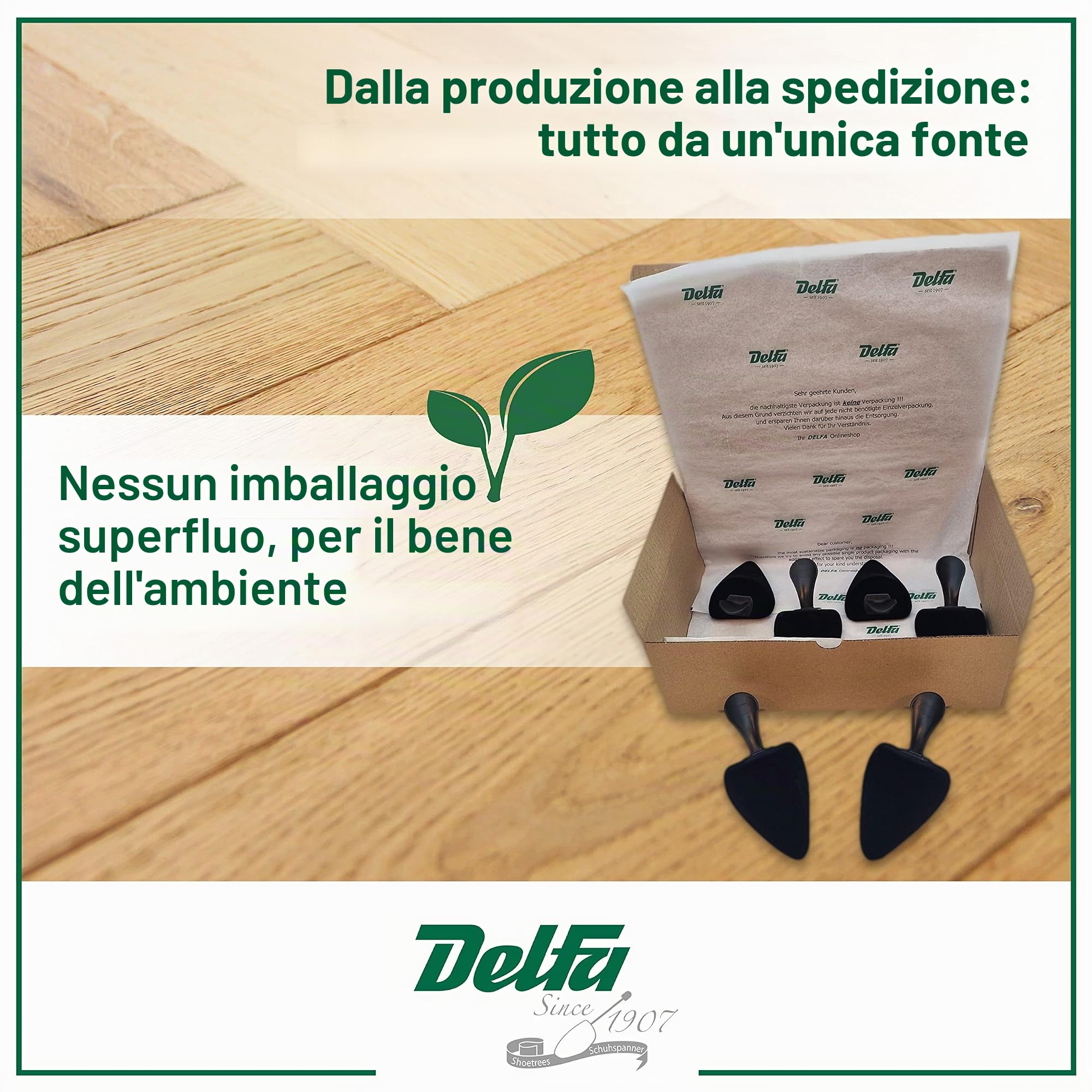 DELFA Completo di 5 paia Tendiscarpe di Schiuma Morbida Grace per Scarpe a Punta