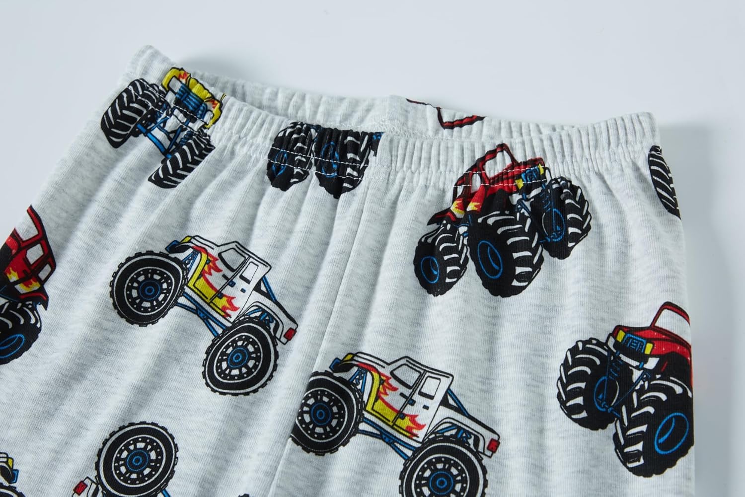 Akyzic Little Boys Pajamas 100% Cotton Pjs for Boys Toddler Monster Truck Sleepwear Short Sets Kids Summer Clothes 3-10T - Image 6