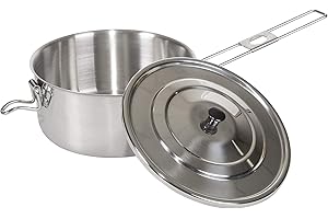 Stansport Stainless Steel Solo II. Cook Pot for camping