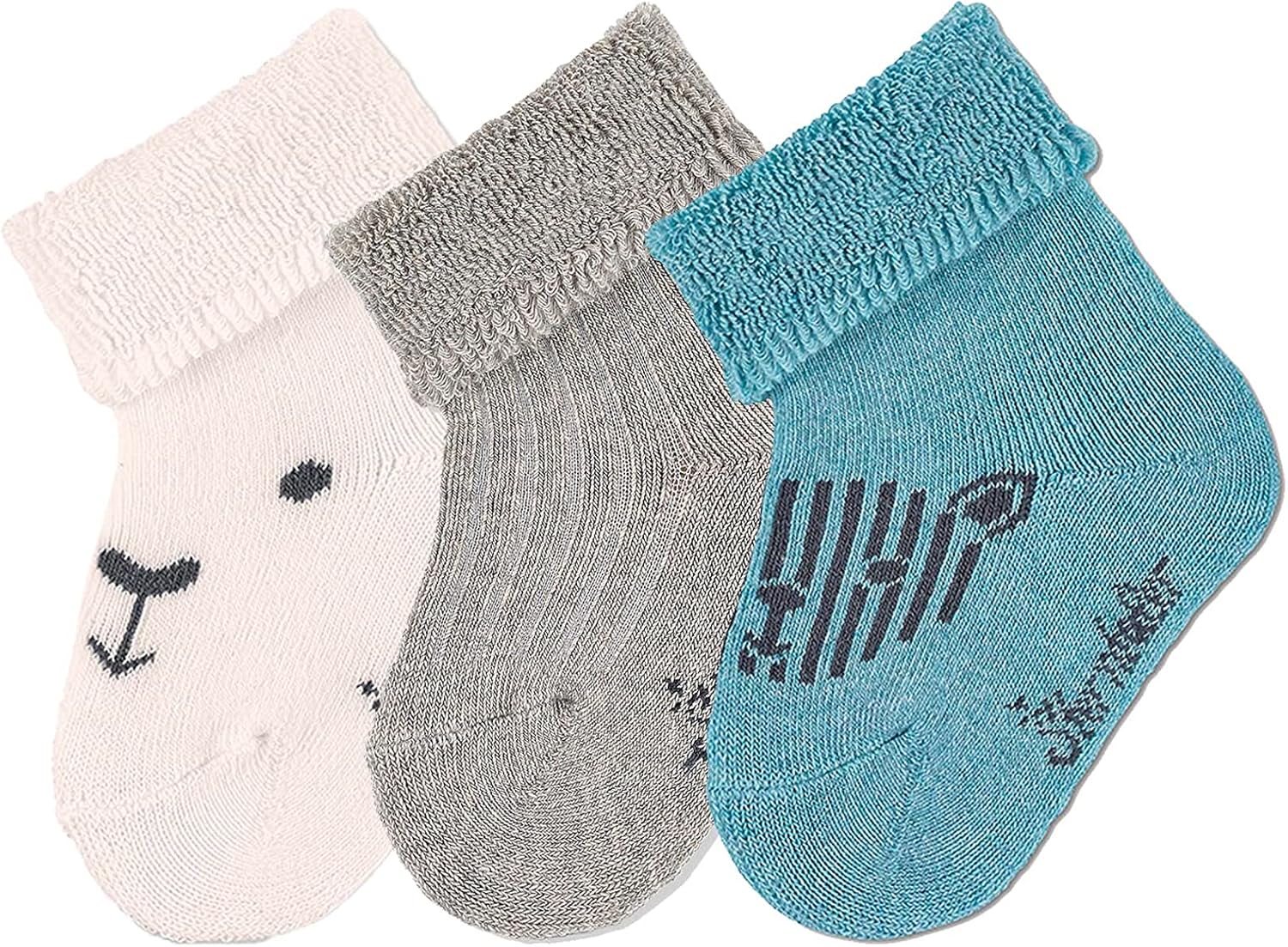 Sterntaler baby socks 3-pack bear baby boys stockings