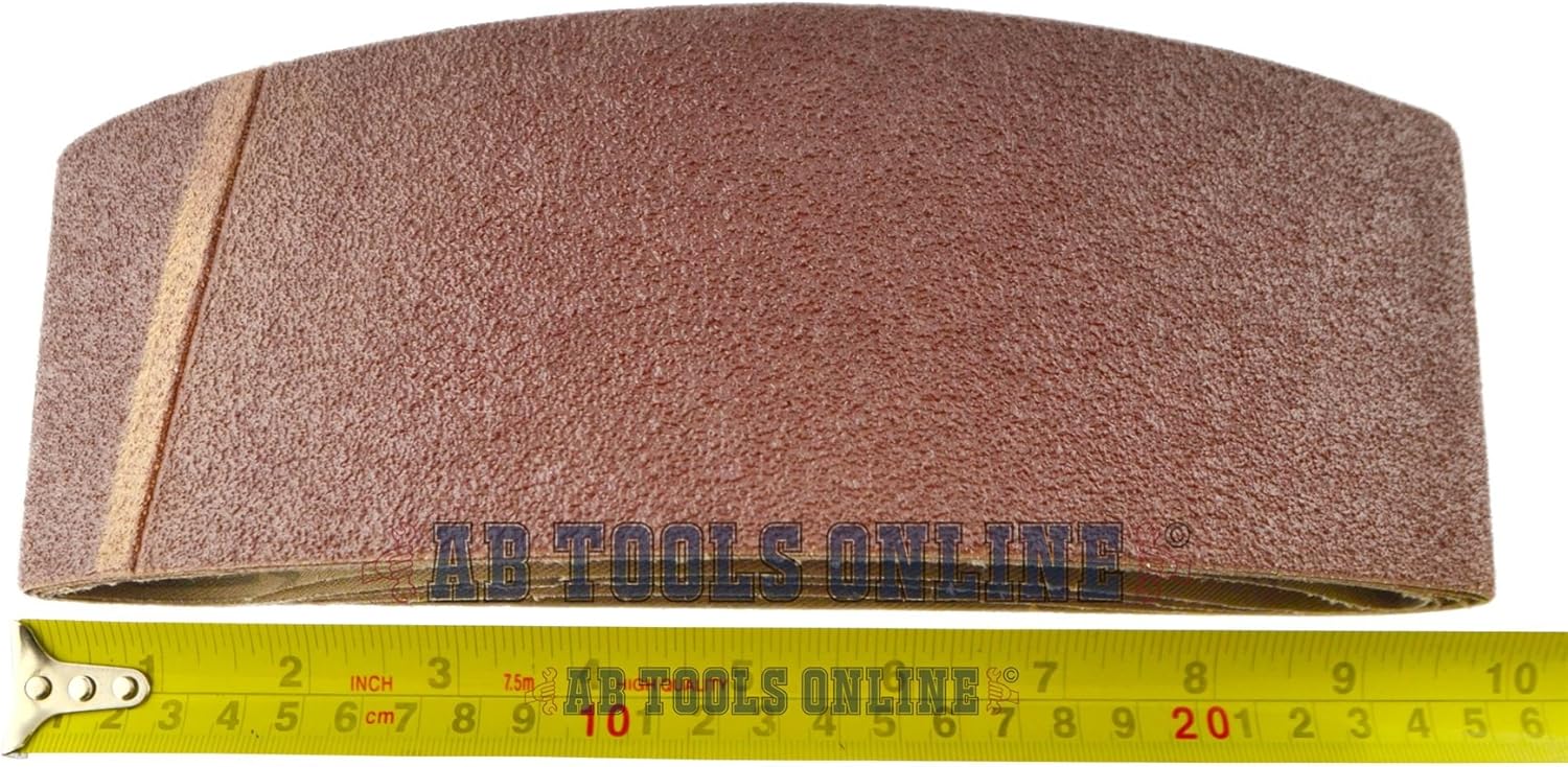 Belt Power Finger File Sander Abrasive Sanding Belts 533mm x 75mm 60 Grit 20 PK
