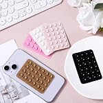 5 Pcs Silicone Phone Suction Mount, Strong Holder Case Adhesive Mount Sticky Cup Phone Grip Accessories Compatible for iPhone Android Selfies and Videos (Colorful 2)