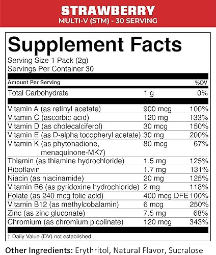 Miniatura 2 de MTN OPS Multi-V, multivitamínico diario para mujeres y hombres con apoyo inmunológico, seguro para niños, paquetes STM sin gluten, variedad de