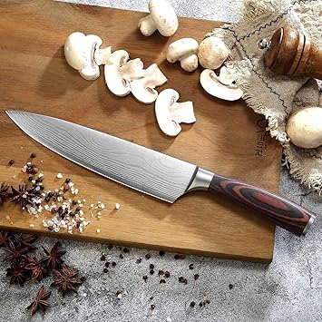 Meat Cleaver,Cleaver Knife, Japanese Kitchen Knife Stainless Steel Santoku Knives Professional Kitchen Knives Cleaver Slicing Utility Knives Cooking Tools