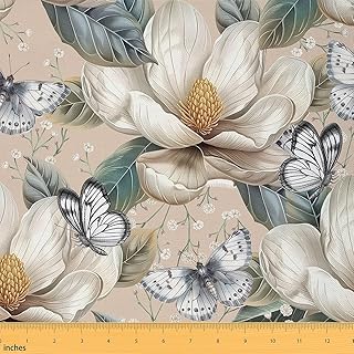 Retro Butterfly Fabric By The Yard