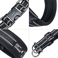 Vista 5 de EXCELLENT ELITE SPANKER Arnés sin tirones para perro, chaleco reflectante ajustable, suave acolchado, correa para el pecho de fácil mascota