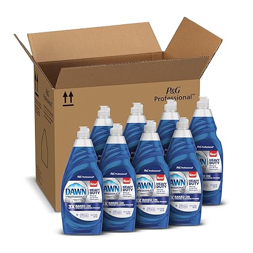 Miniatura 9 de Dawn Professional Detergente Jabón Lavavajillas Manual de Servicio Pesado para Ollas y Sartenes, 1 Galón (Caja de 4)