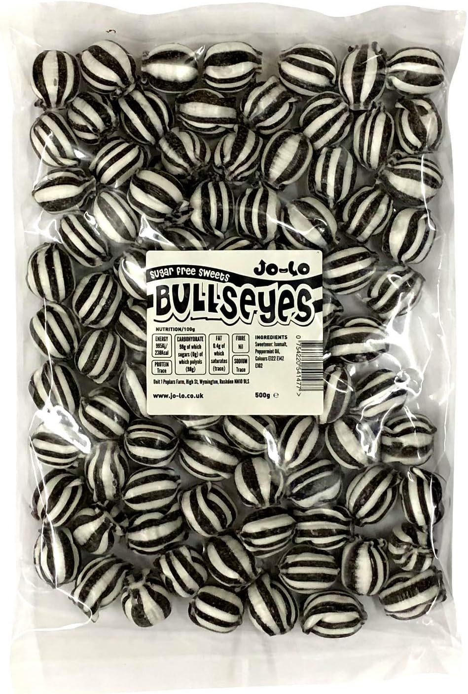 Jo-Lo (Carblife) Sugar Free Sweets - Bullseyes (500g)