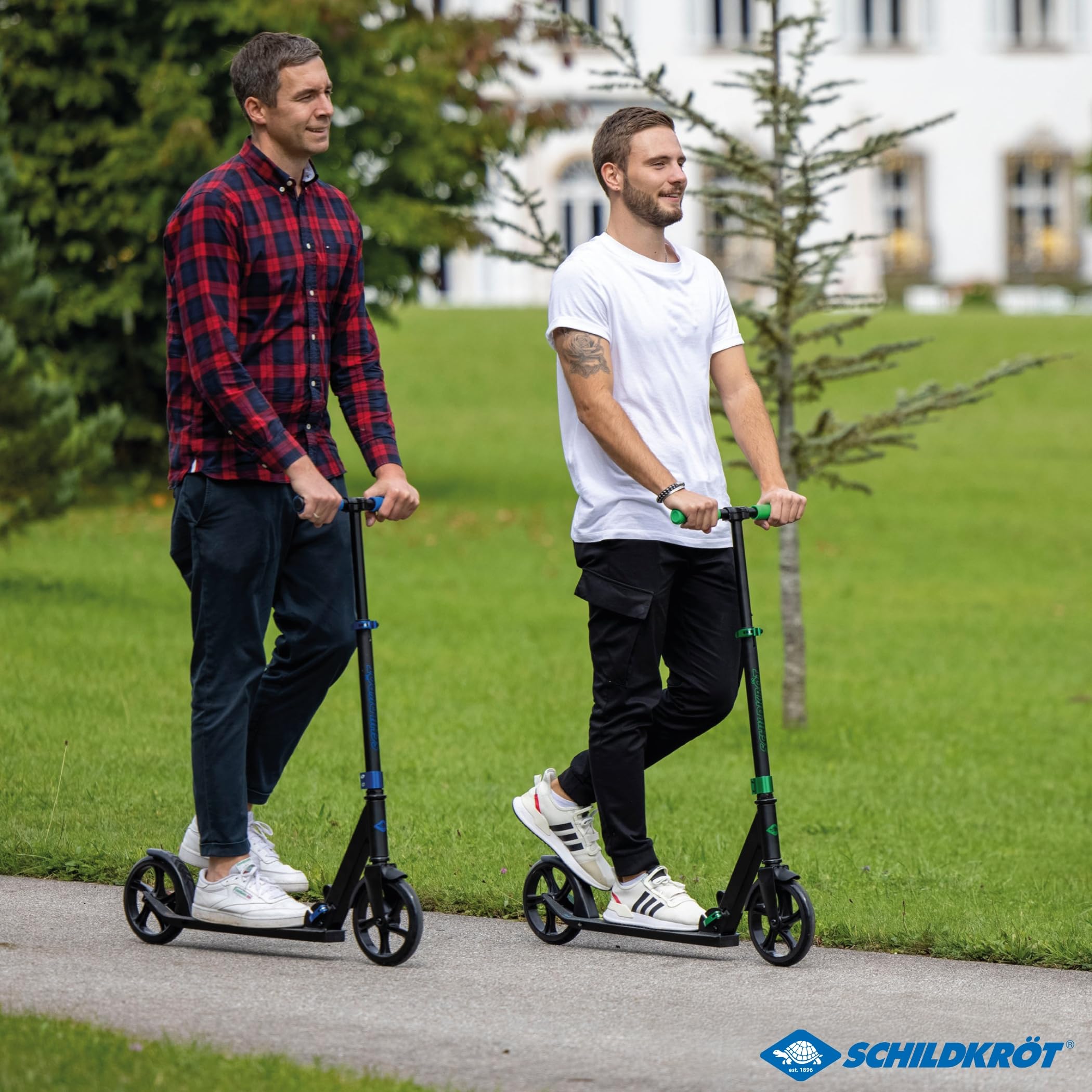 Schildkröt® City Scooter Street Artist 2.0, hoogwaardige recreatieve step van aluminium, inklapbaar, 200 mm wielen, voor kinderen en volwassenen, nogmaals verbeterde kwaliteit