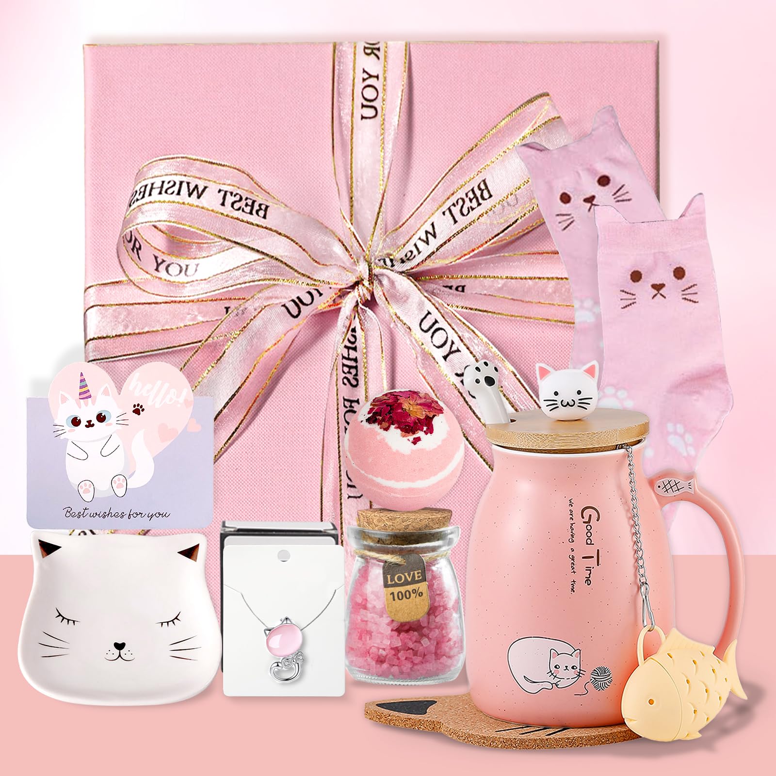 Amazon.com: Purrfect Cat Themed Gifts Basket - Cat Lovers