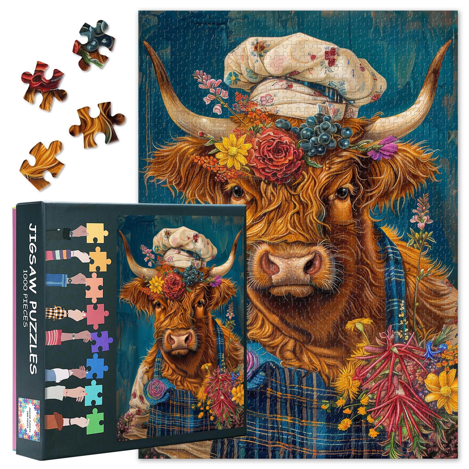 Chef Cow Puzzles for Adults