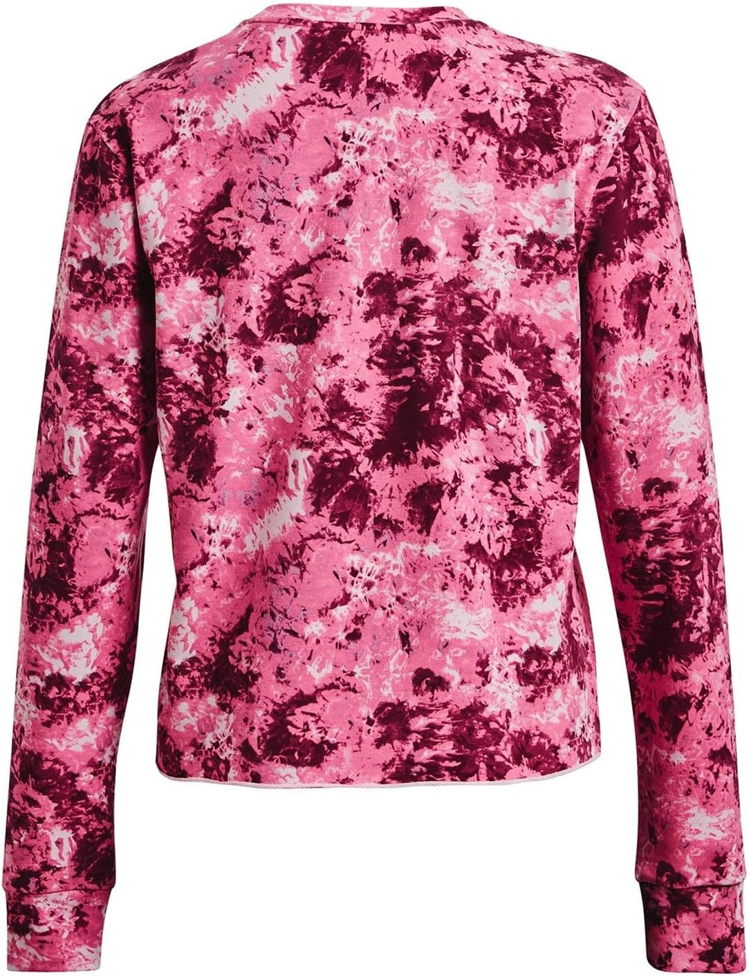 Under Armour - Womens Rival Terry Print Crew Long-Sleeve T-Shirt