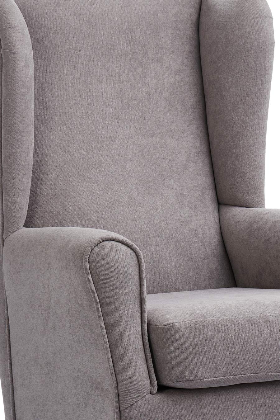 SILLONEA- Sillón Orejero con Respaldo Alto, Ideal para Personas de 1,80 m de Altura.