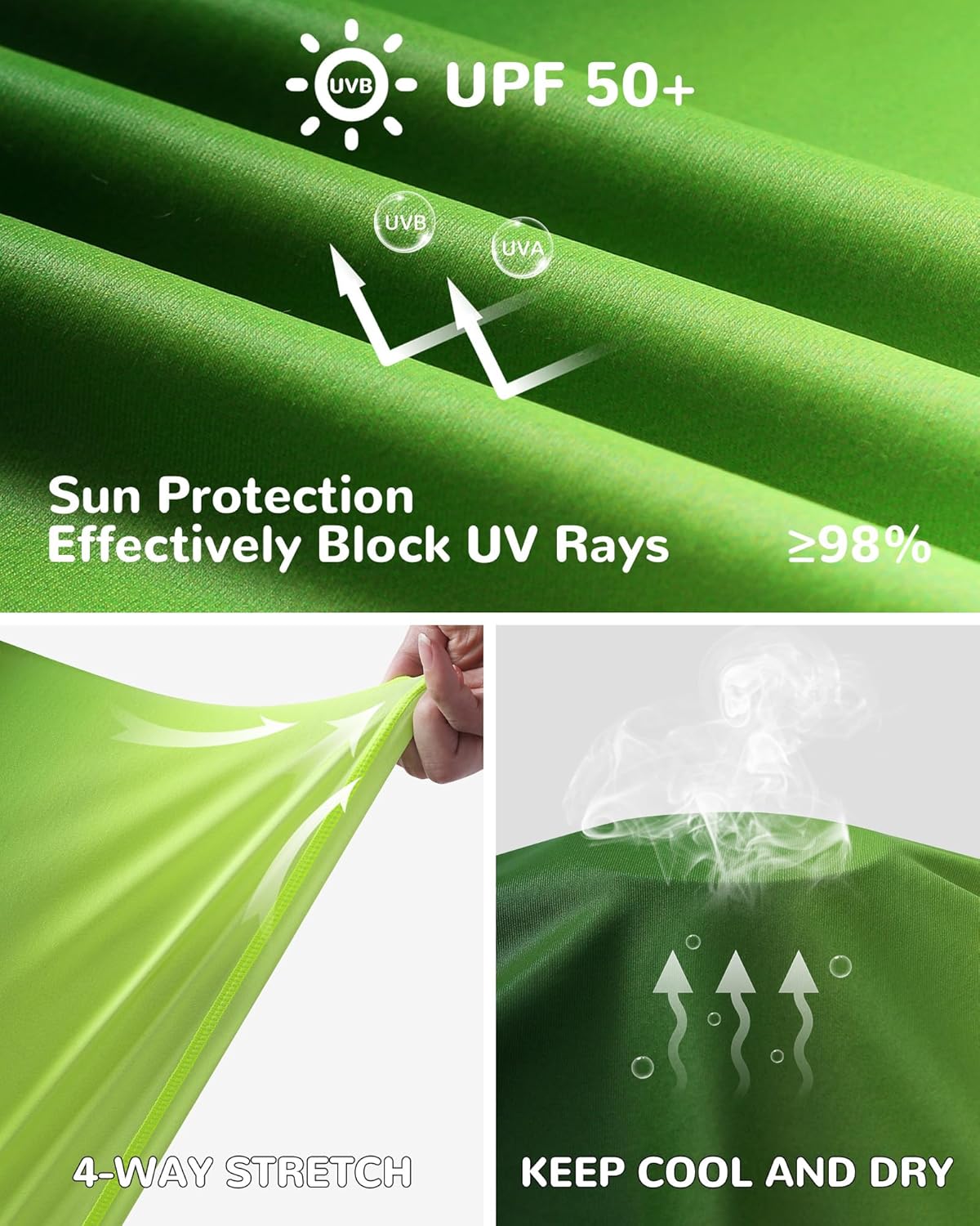 Runhit Boys Gradient Rash Guard Swim Shirt Long Sleeve Kids UPF 50+ Sun Protection UV Water Shirts SPF Quick Dry Rashguard - Image 4