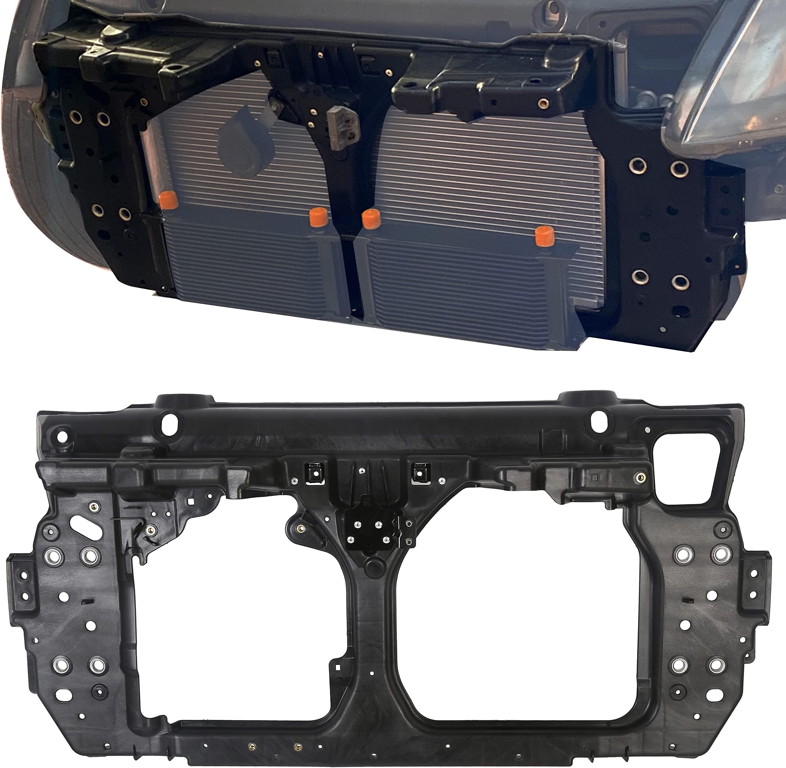 HECASA Radiator Center Core Support Compatible with 2003-2007 Nissan 350Z Replacement For 62510-CD100 Radiator Core Support Radiator Bracket