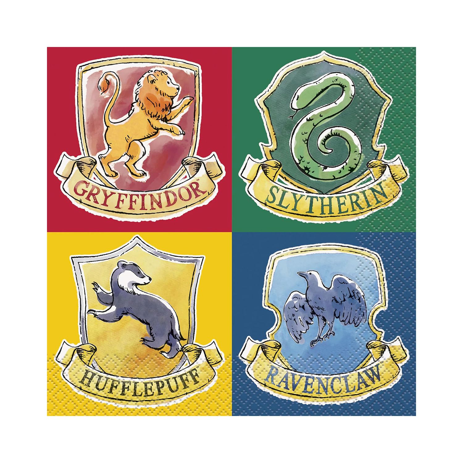 Unique Party Lunch Napkins, Harry Potter, 16 Pack