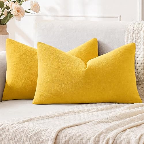 Miniatura 55 de MIULEE Juego de 2 fundas de almohada cuadradas decorativas de felpilla suave de 20 x 20 pulgadas para sofá, sala de estar y cama de color verde