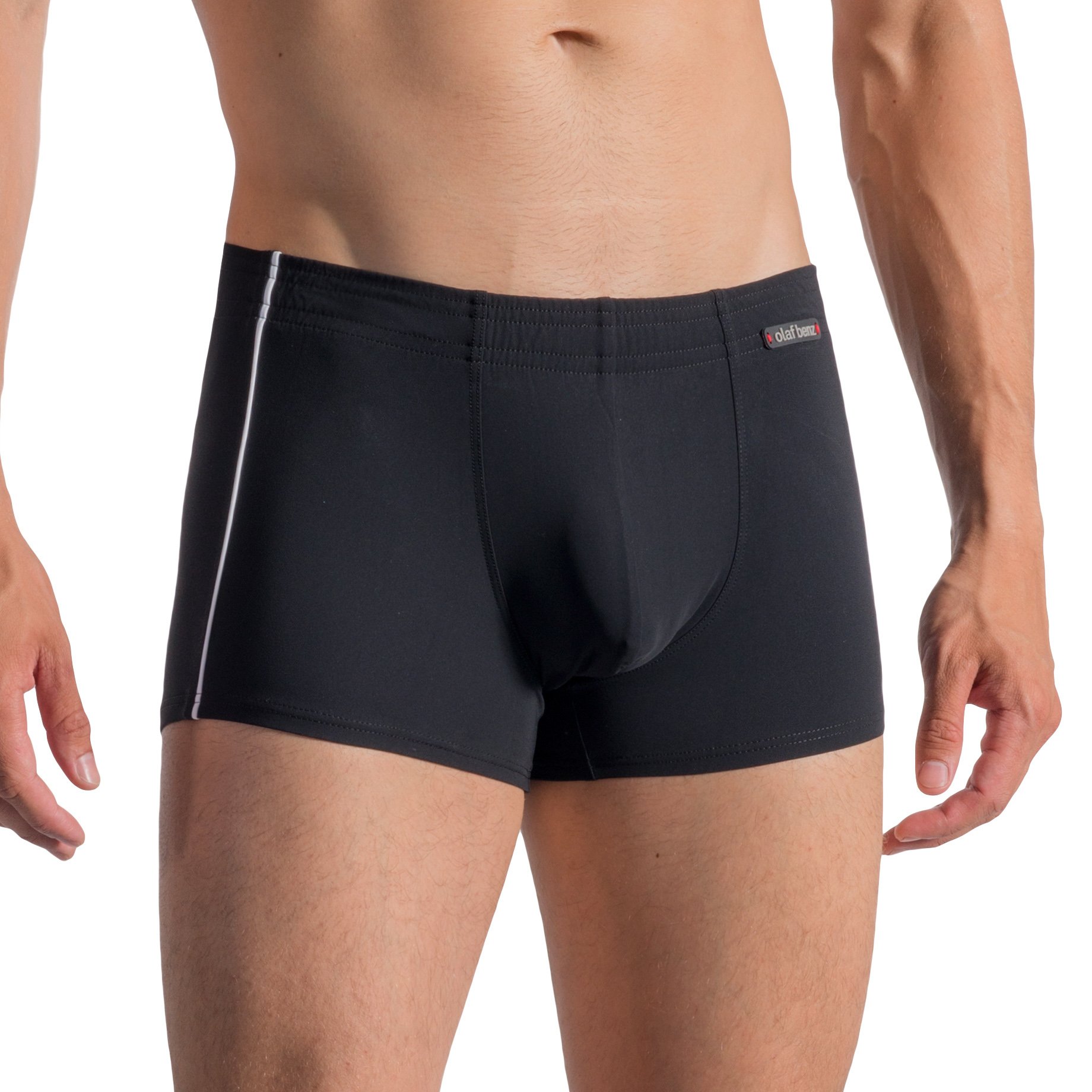 Olaf Benz Męskie kąpielówki BLU1200, czarne (Black 8000), L (rozmiar producenta: L), czarny (black 8000), L
