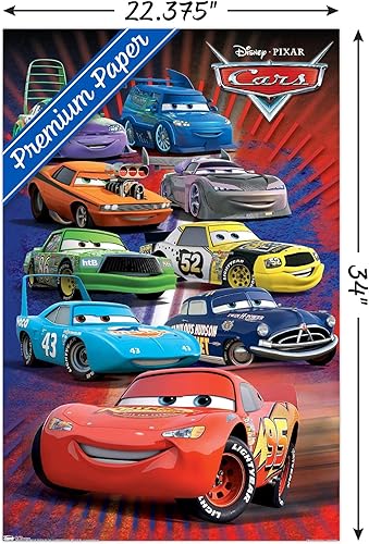 Miniatura 3 de Trends International Disney Pixar Cars - Póster de pared sobrecargado, 22.375 x 34 pulgadas, versión premium sin marco