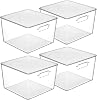 Patrocinado Patrocinado Estás viendo este anuncio según la relevancia del producto para tu búsqueda. Deja comentarios sobre el anuncio Vtopmart 4 contenedores de almacenamiento apilables transparentes extra grandes con tapas para cubo | Contenedores de 11 pulgadas con asa para cebollas y papas, contenedores de plástico para despensa, congelador, cocina, closet, baño 1