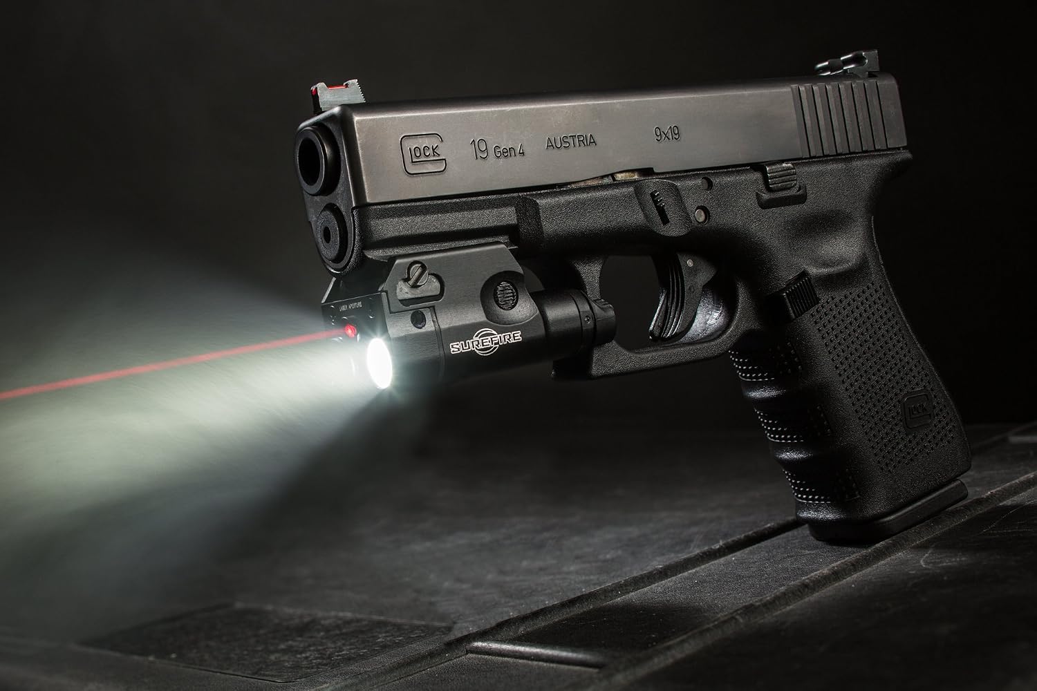 SureFire Weaponlights Compact Handgun Light with Improved Constant-On Activation Switches