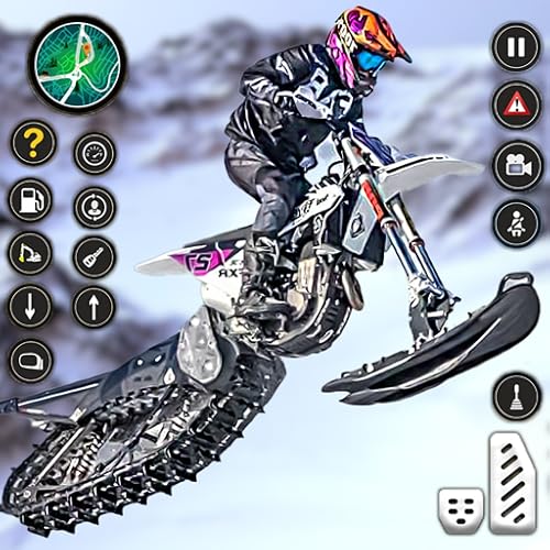 Snow Bike Championship Offroad Motorcycle Games: Snowmobile Bike Stunt Motocross Track Master- Driving Multiplayer Games