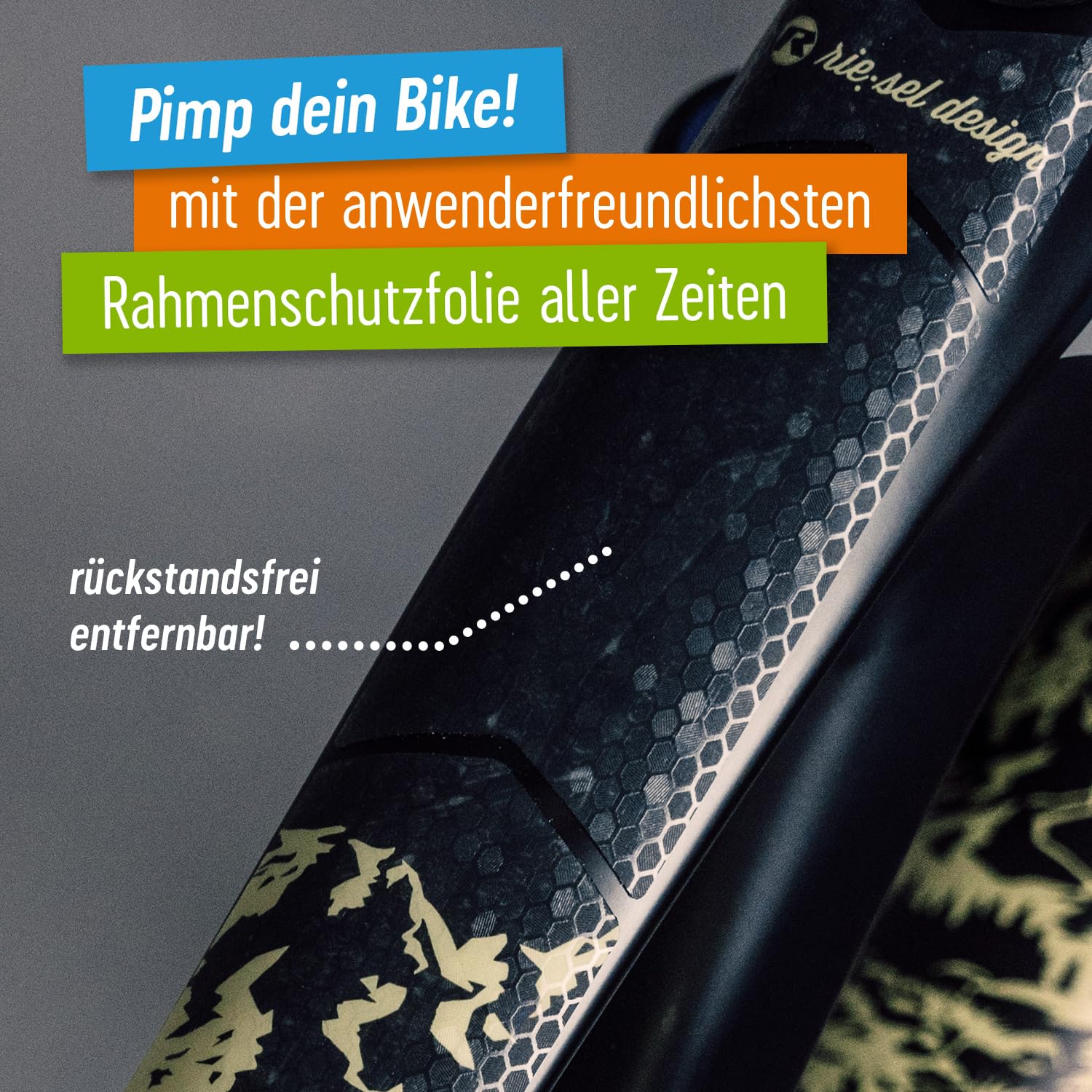 Protection de cadre Riesel Design, Frame Tape 3000, Stickerbomb, 33.70 CHF