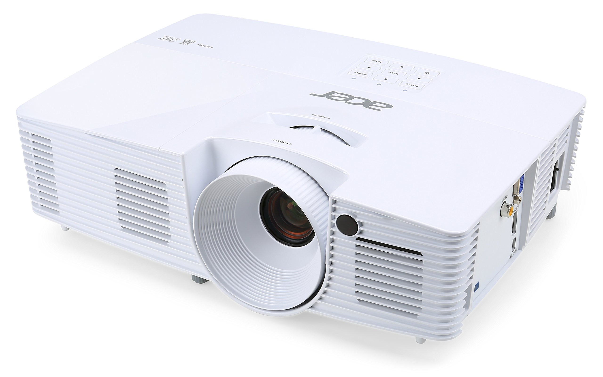 Acer X127H Proiettore, Luminosità 3600 ANSI Lumen, Bianco