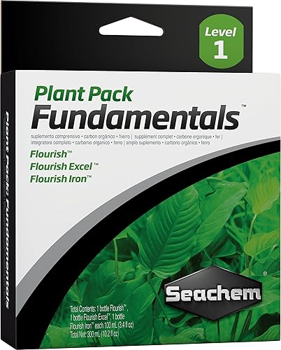 Seachem Plant Pack Fundementals (caja de 3 artículos diferentes de 3.4 fl oz)
