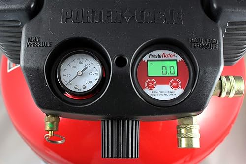 Miniatura 4 de Prestaflator 255psi Digital Gauge Bottom Mount (for Digital Prestaflators & Regulators)
