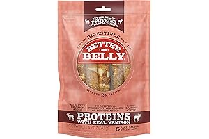 BetterBelly Venison Rolls for Enhanced Canine Digestion