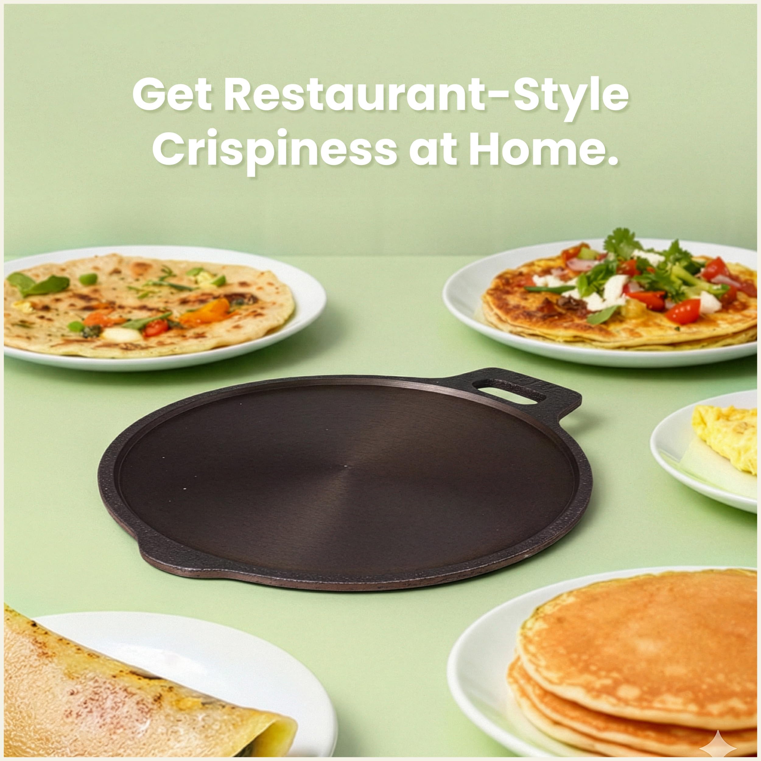 The Indus Valley Cast Iron Tawa - Dosa & Flatbread Perfection -7 The Indus Valley Cast Iron Tawa - Dosa & Flatbread Perfection -7