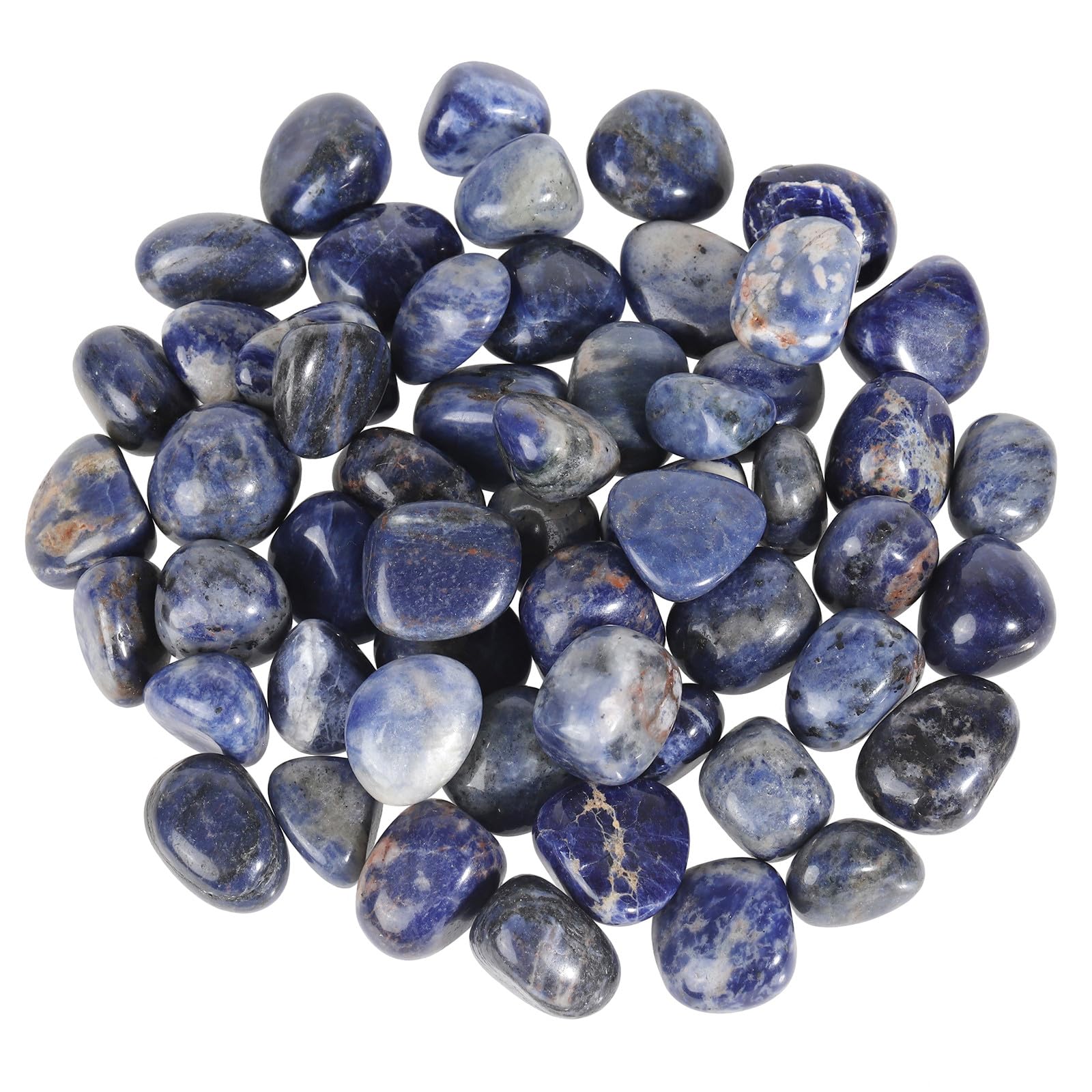Nupuyai 1lb Sodalite Crystal Stone Set