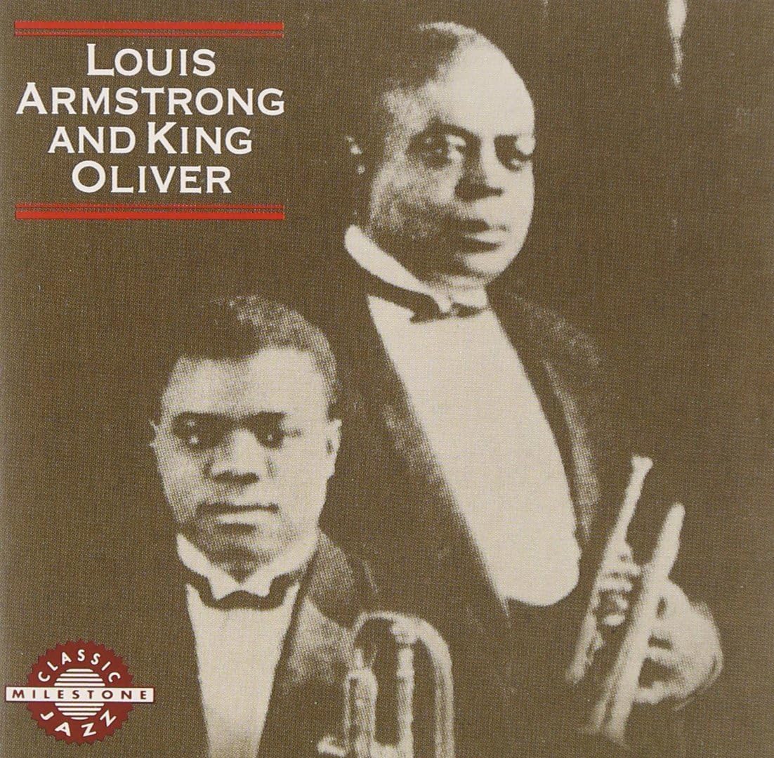 Louis Armstrong with King Oliver King Oliver, Honore Dutrey, Baby