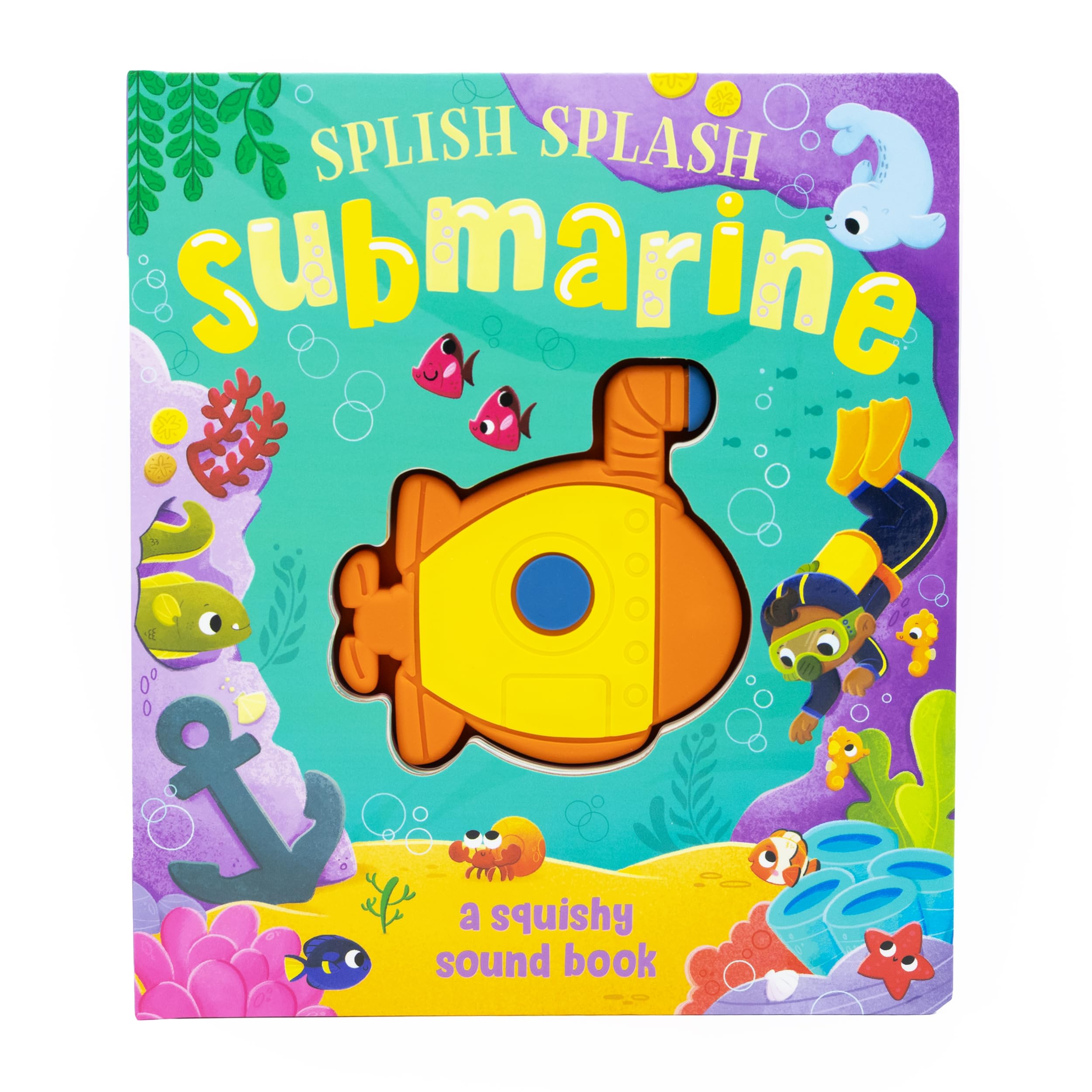 Sound Book Squish Vehicle Submarine - 9781835095591