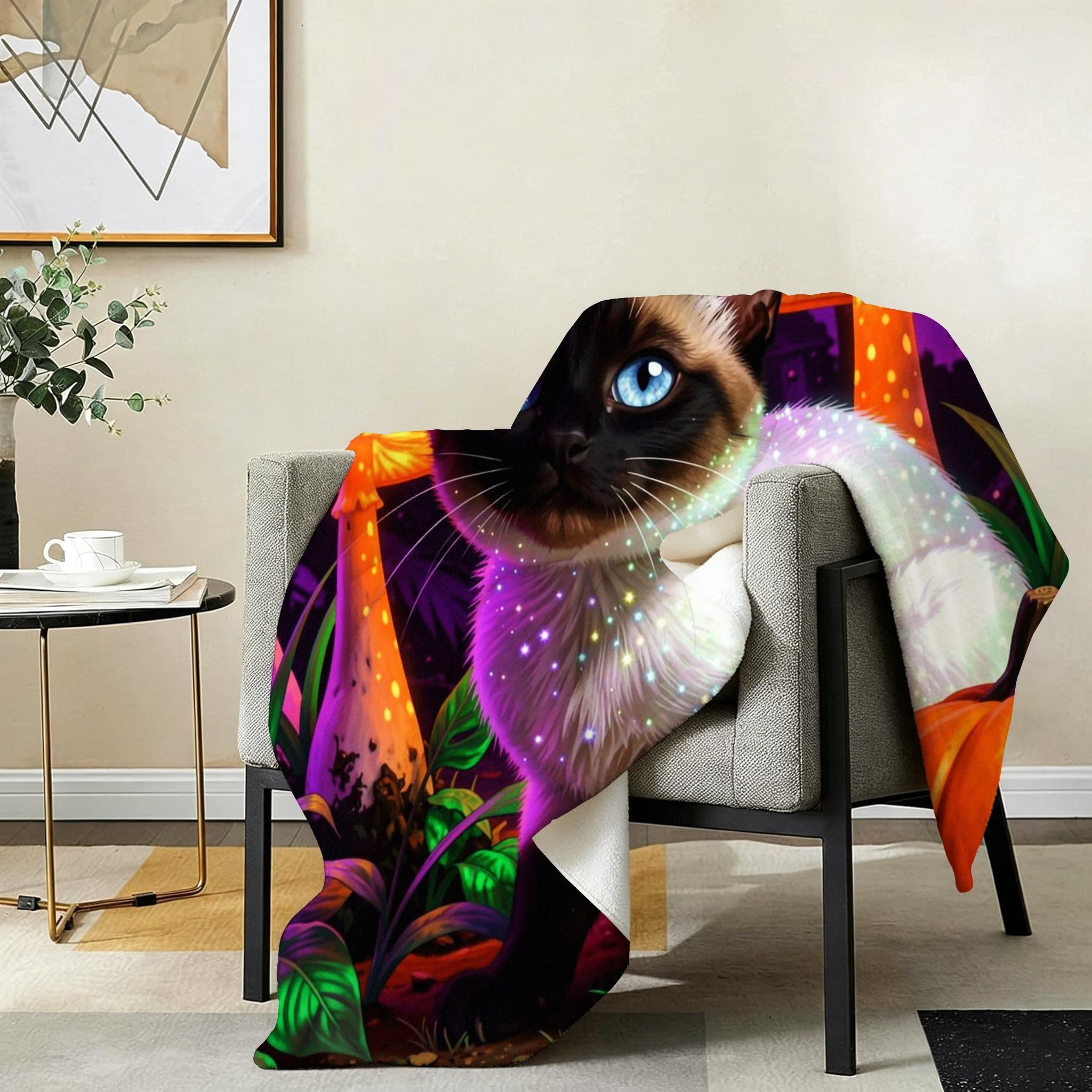 Manta Entretiempo Grande, Seta Morada, 220x240 cm, AQ6539