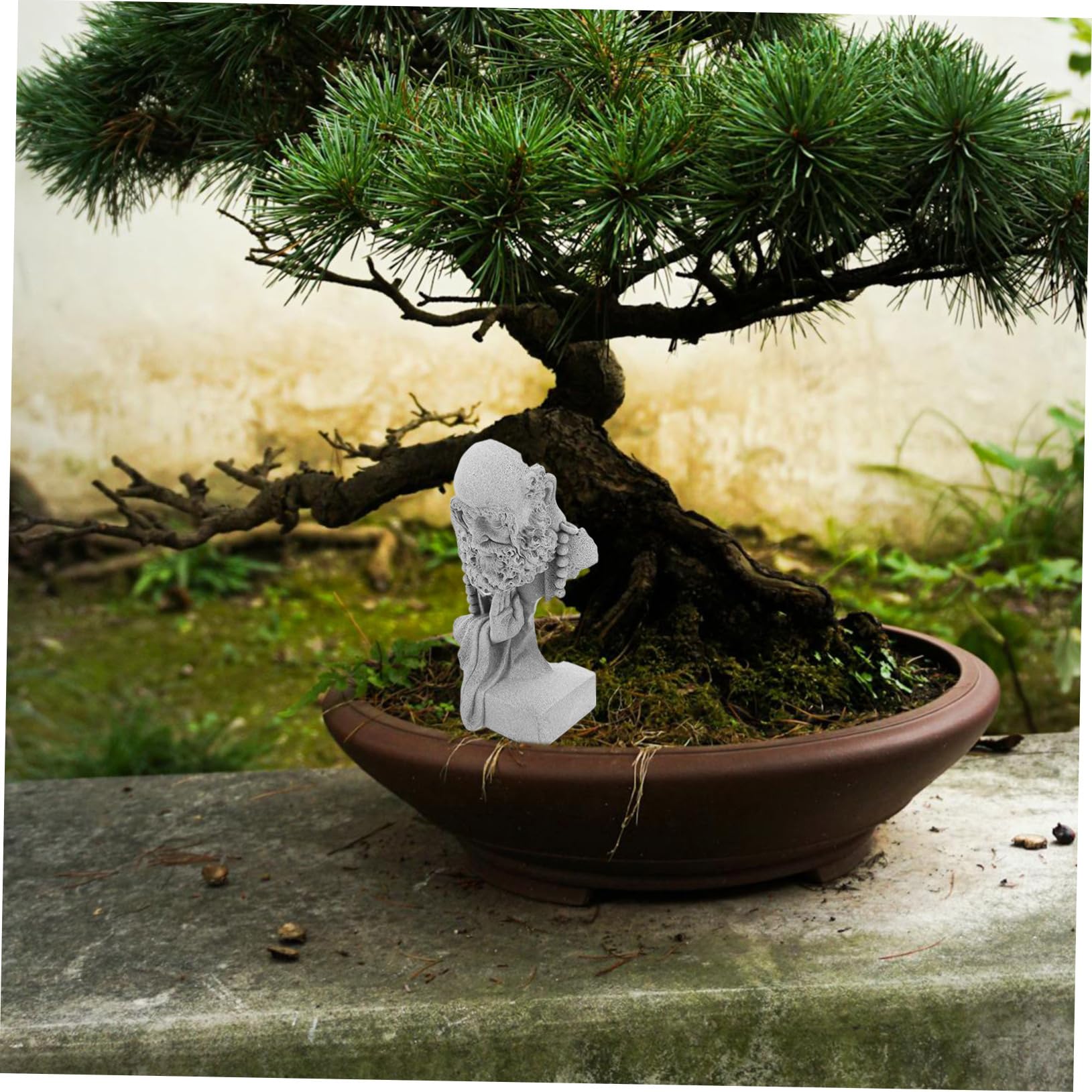 SUPVOX Statuetta Decorativa di Buddha in Stile Cinese per Tavolo e Libreria