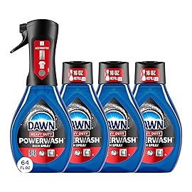 Dawn Powerwash Heavy Duty Dish Spray All-Purpose Cleaner and Degreaser, 64oz, 1 Starter Kit + 3 Refill