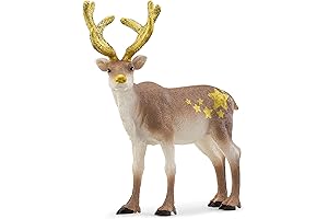 Schleich Wild Life, Animal Toys for Kids, Limited Edition Collectible Holiday Reindeer Toy Figurine