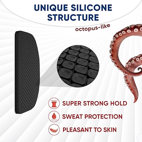 Miniatura 2 de Almohadillas antideslizantes para la nariz para lentes - Agarre de nariz para gafas antideslizantes de 0.04 pulgadas - Almohadillas adhesivas para