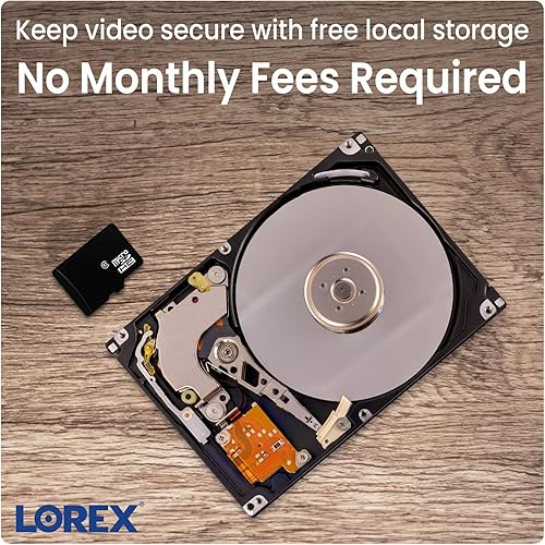 Miniatura 9 de Lorex Timbre de video WiFi 2K  Sistema de cámara de iluminación inteligente de seguridad con cable de vigilancia en el hogar  Requiere cableado de