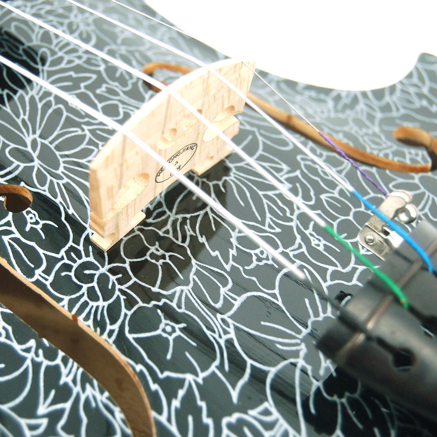 Aliyes faite à la main femmes/Gril acoustique pour violon 4/4 Taille complète kit en bois massif pour violon avec cas, ARC, colophane, Strings-hb HB-1306