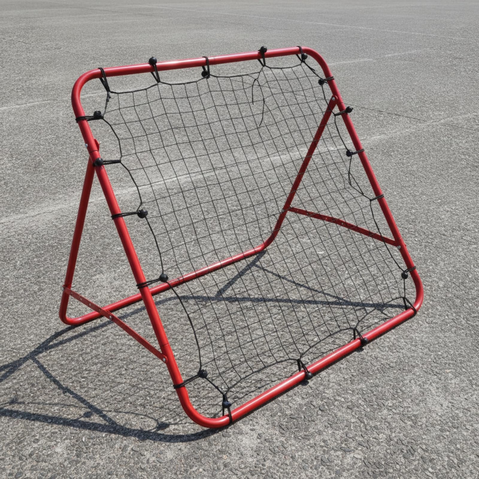 Rebounder Calcio XXL Rete da Risposta | Autoportante, Rebounder da Calcio, Stabile, Rimbaltore con Base, per Giardino, Bambini