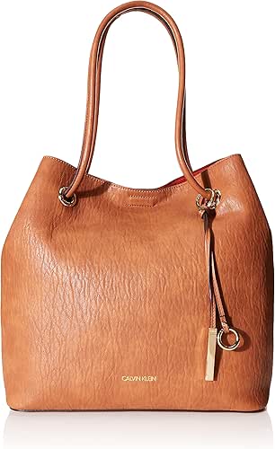 Calvin Klein Gabrianna Bubble Lamb North/South Key Item Tote