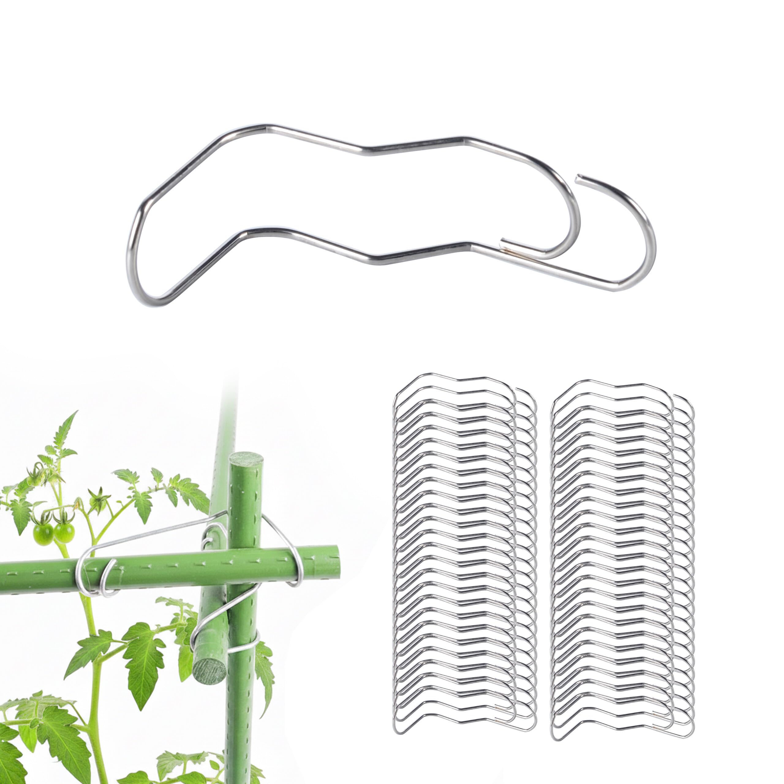 Abrazaderas de bambú para diseñar enrejados DIY y organizar tus plantas trepadoras