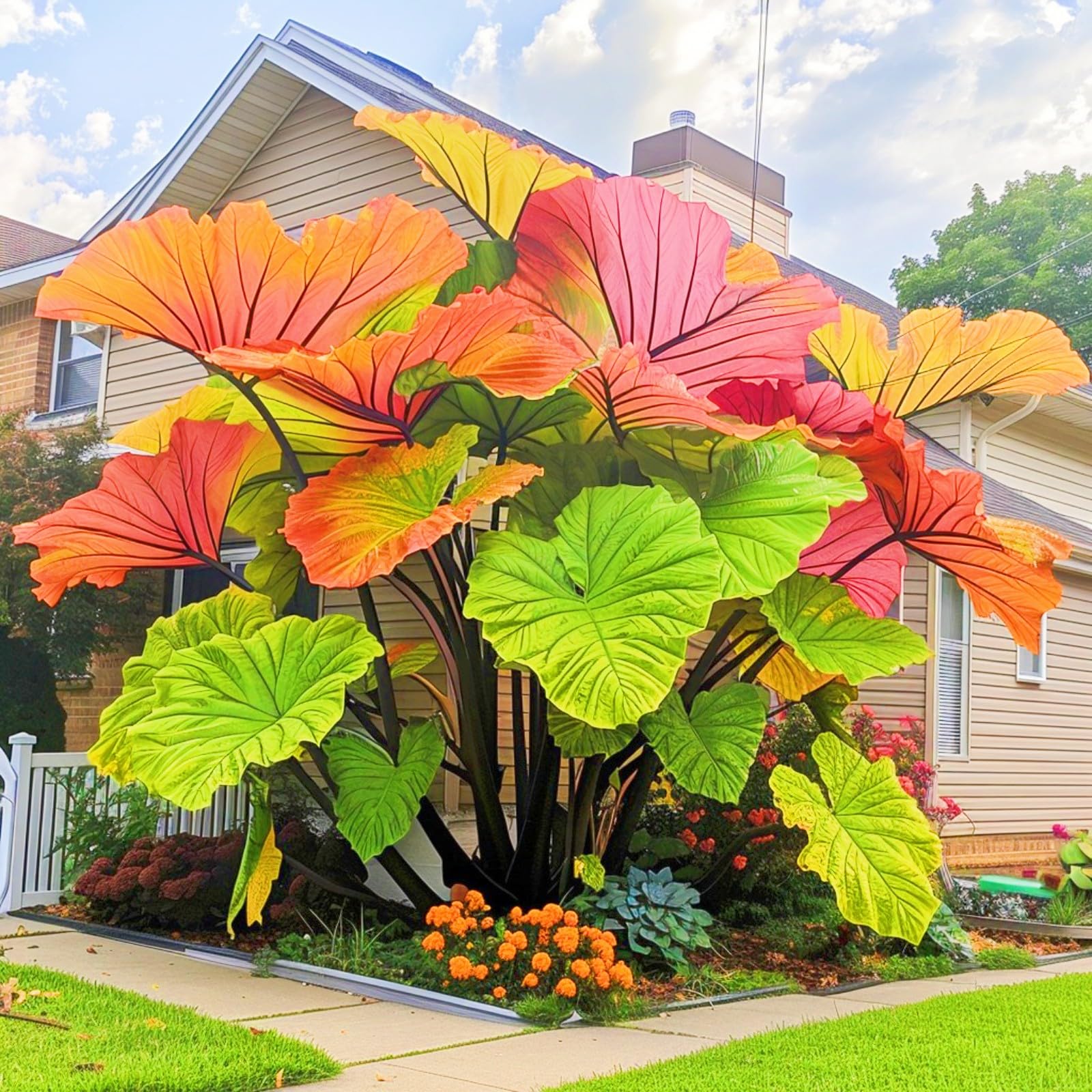 Rare Elephant Ears Elephant Ear Plant Elephant Ear Bulbs Ornamental Flowers/Plant Bulbs/Wedding Flowers-10bulbs-c — image 1