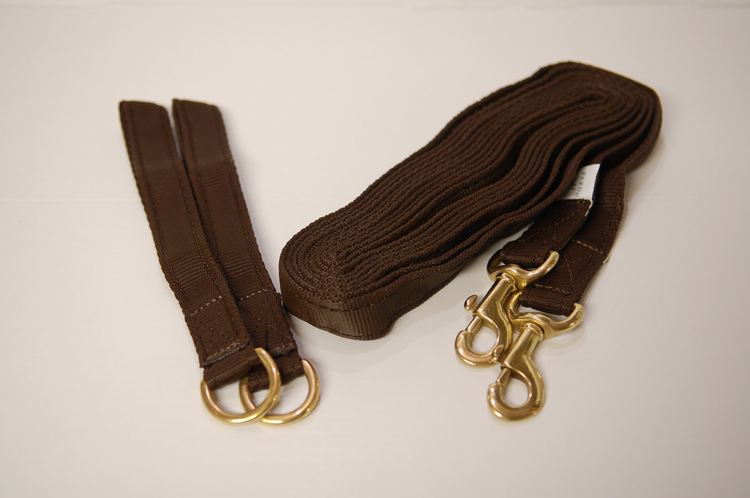 IV Horse Draw Reins for Horse or Pony (Brown, Pony)