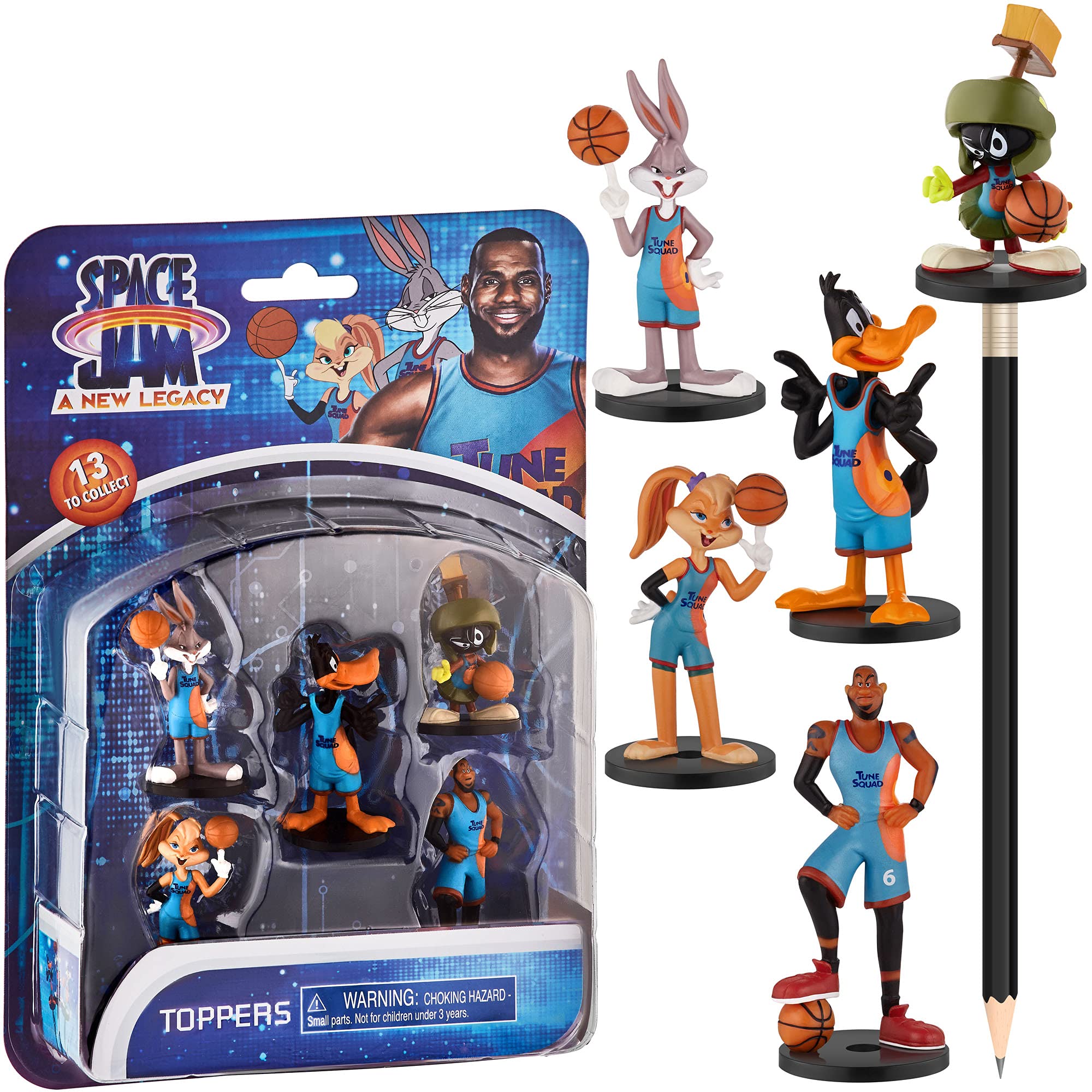 Amazon.com: P.M.I. Space Jam Pencil Toppers | Collect All 13
